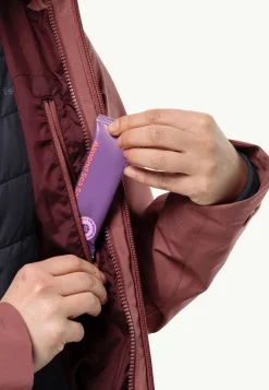 Jack Wolfskin Randonnée|Vestes Intermédiaires-Glaabach 3in1 Jkt W