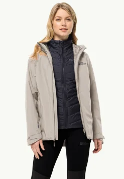 Jack Wolfskin Randonnée|Vestes Intermédiaires-Glaabach 3in1 Jkt W