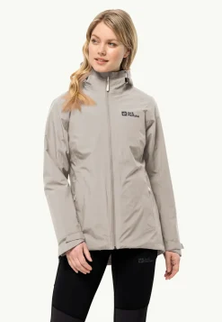 Jack Wolfskin Randonnée|Vestes Intermédiaires-Glaabach 3in1 Jkt W