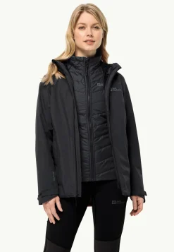 Jack Wolfskin Randonnée|Vestes Intermédiaires-Glaabach 3in1 Jkt W