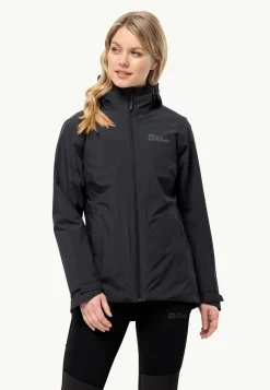 Jack Wolfskin Randonnée|Vestes Intermédiaires-Glaabach 3in1 Jkt W