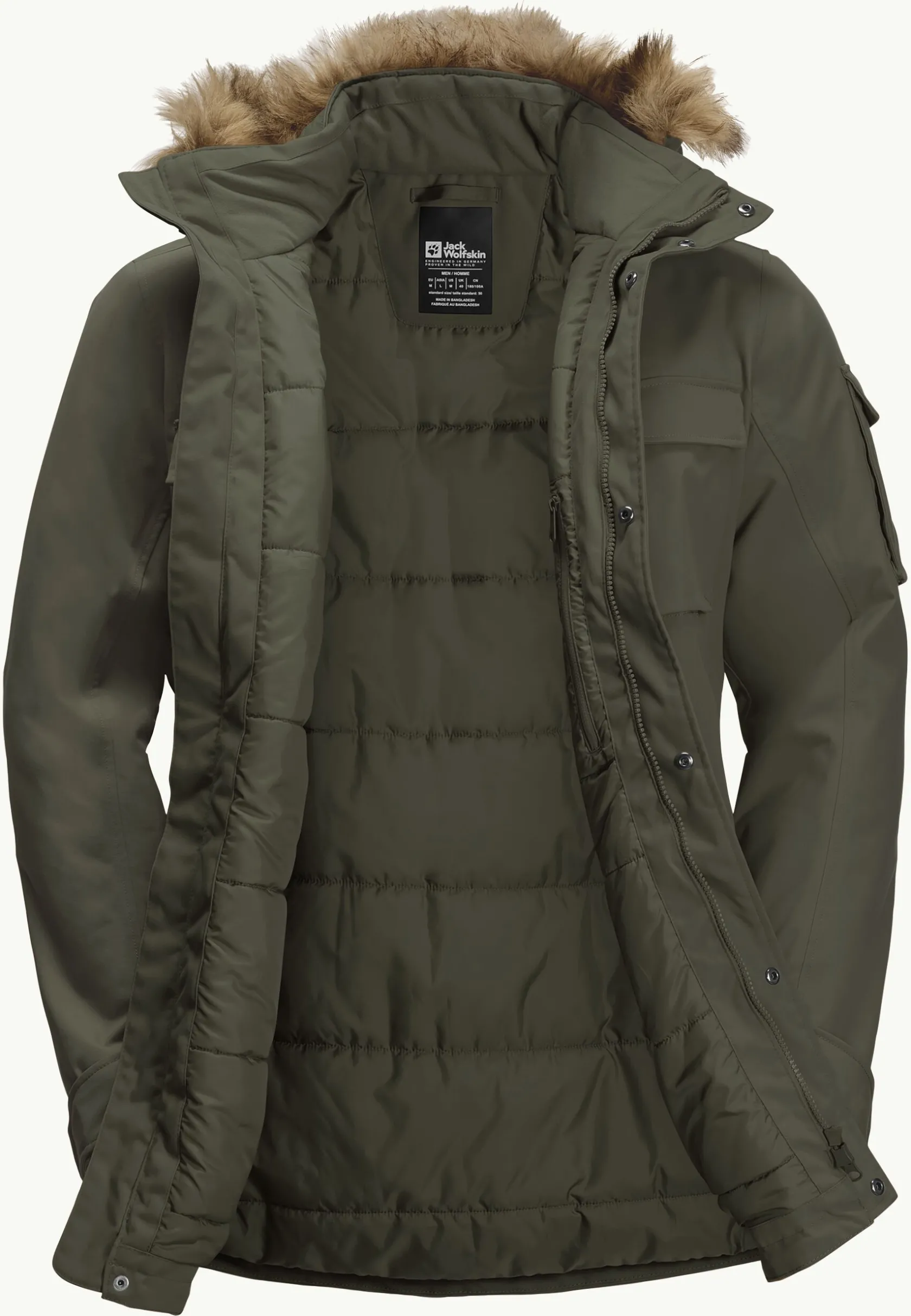 Jack Wolfskin Vestes Intermédiaires|Vestes D'Hiver-Glacier Canyon Parka