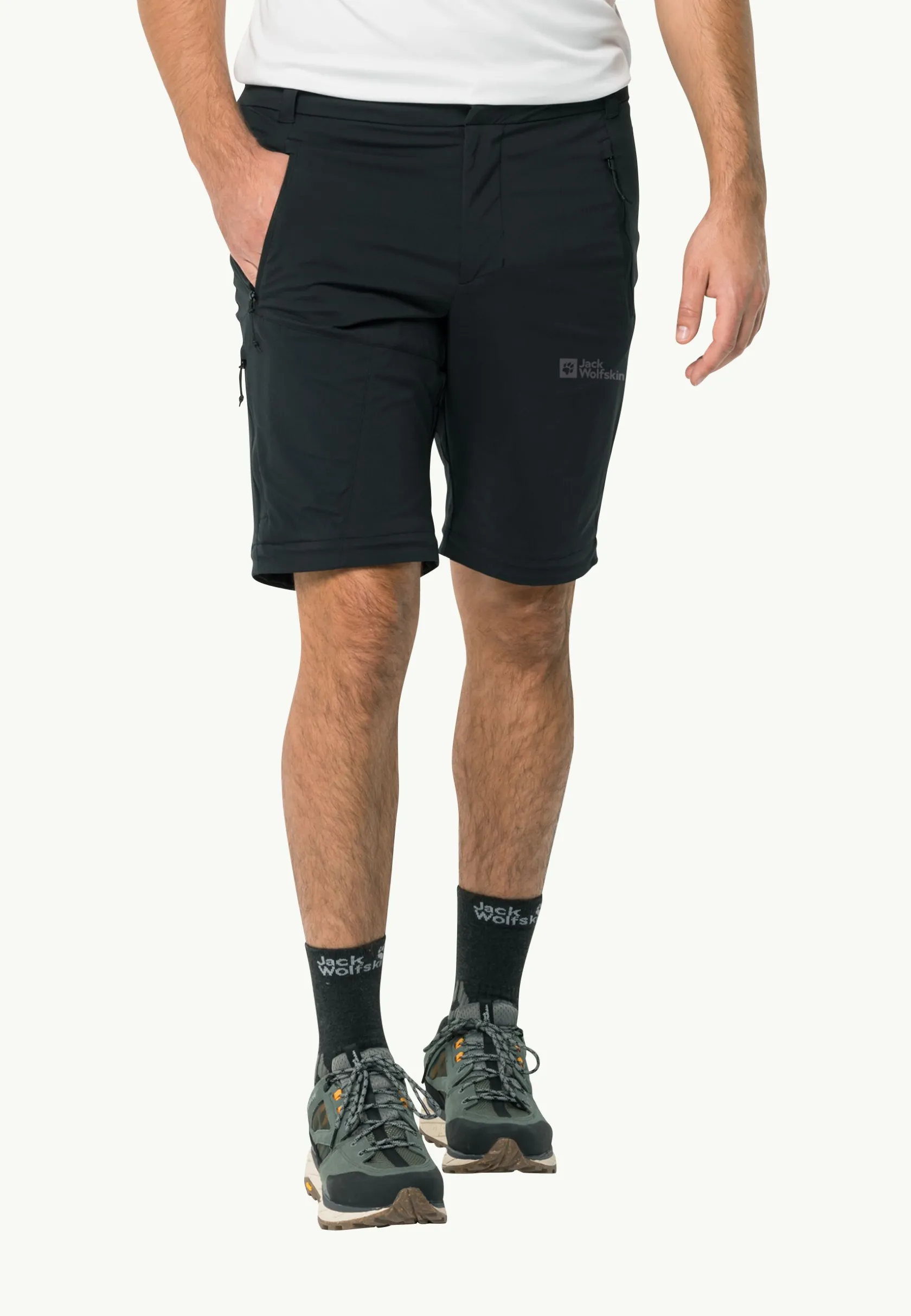 Jack Wolfskin Randonnée|Pantalons De Randonnée-Glastal Zip Away Pants M