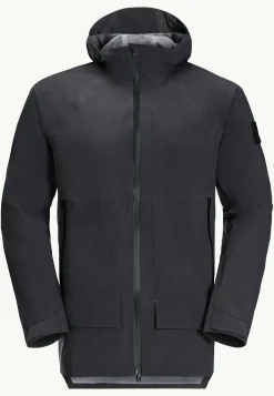 Jack Wolfskin Lifestyle|Vestes Intermédiaires-Goldgewann Parka M Phantom
