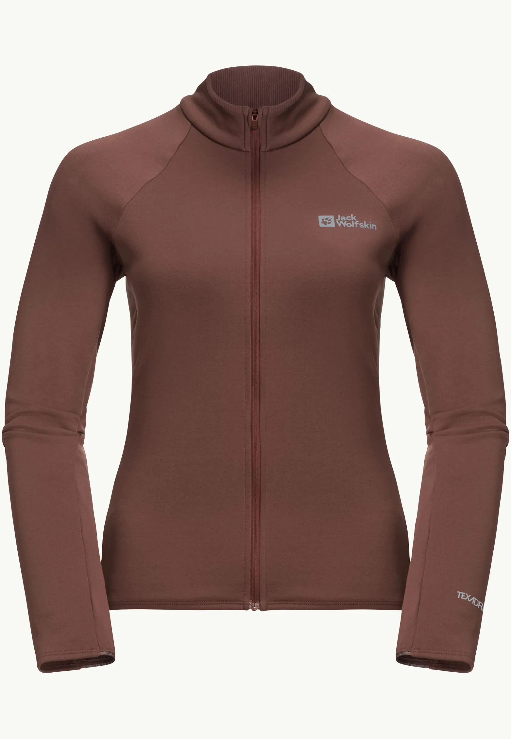 Jack Wolfskin Faire Du Vélo|Polaire-Gravex Thermo Fz W Dark Rust