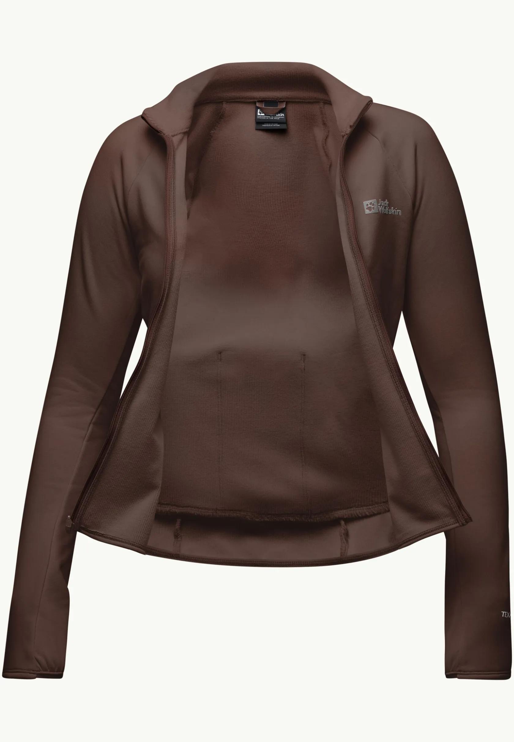 Jack Wolfskin Faire Du Vélo|Polaire-Gravex Thermo Fz W Dark Rust