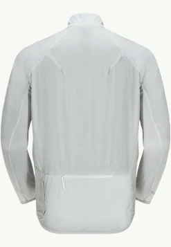 Jack Wolfskin Faire Du Vélo|Vestes Intermédiaires-Gravex Wind Jkt M Cool Grey