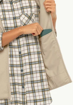 Jack Wolfskin Lifestyle|Polaire-High Curl Long Vest W