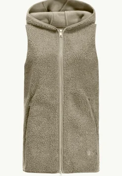 Jack Wolfskin Lifestyle|Polaire-High Curl Long Vest W