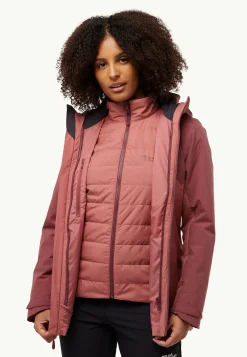 Jack Wolfskin Vestes D'Hiver|Vestes 3-En-1-Hunberg 3in1 Jkt W