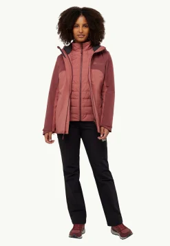 Jack Wolfskin Vestes D'Hiver|Vestes 3-En-1-Hunberg 3in1 Jkt W