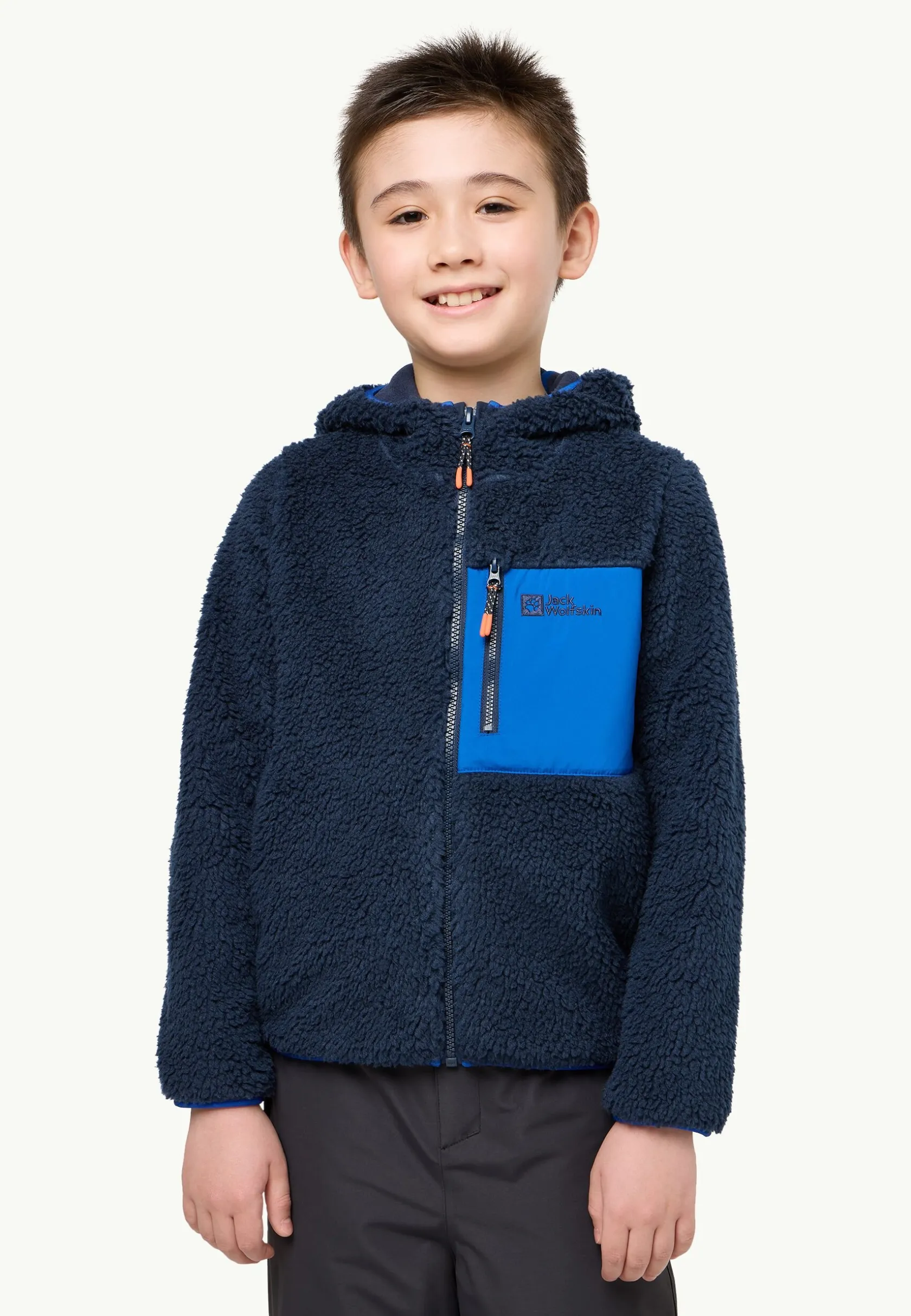 Jack Wolfskin Vestes Intermédiaires|Polaire-Ice Curl Hood Jacket K