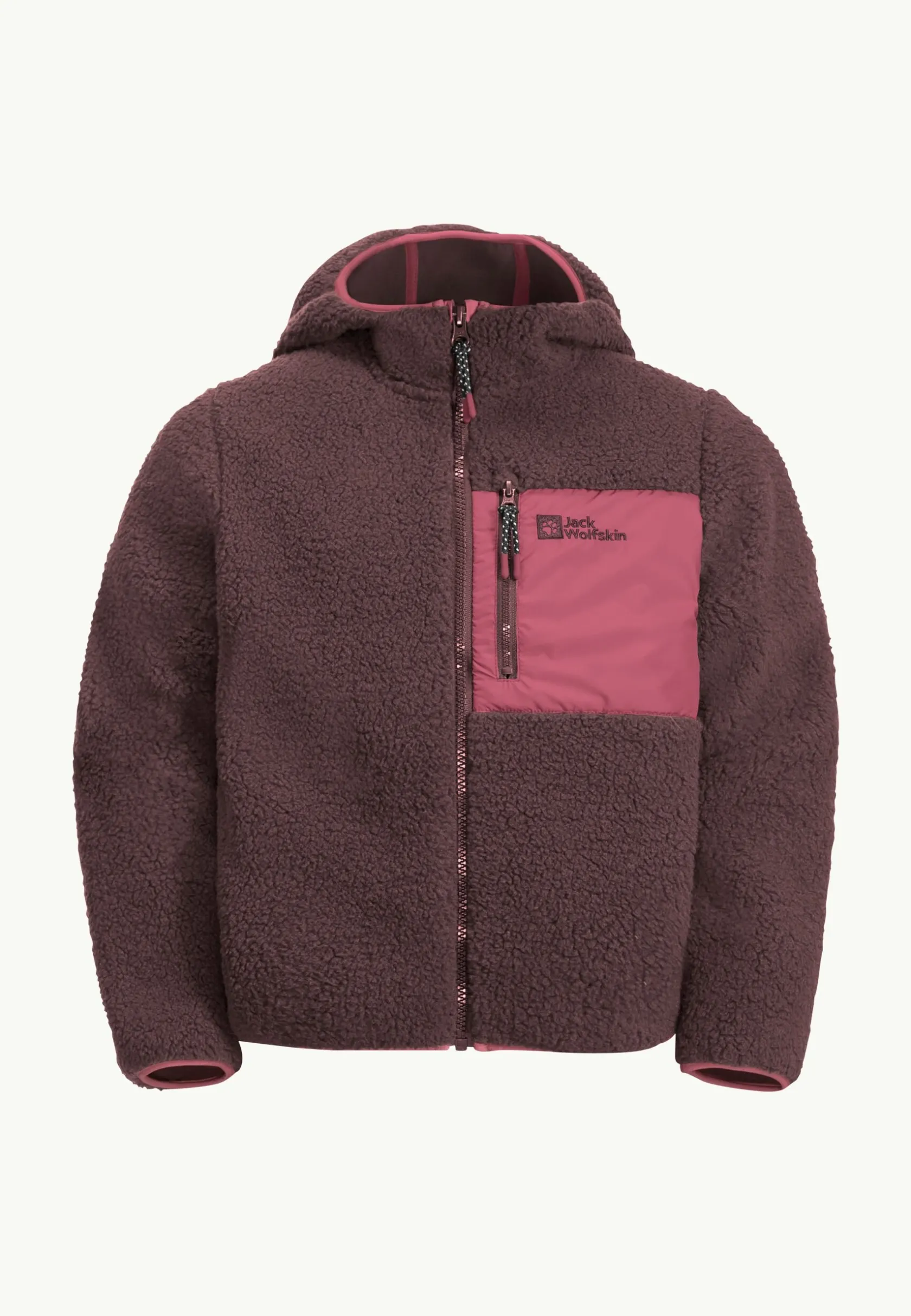 Jack Wolfskin Vestes Intermédiaires|Polaire-Ice Curl Hood Jacket K