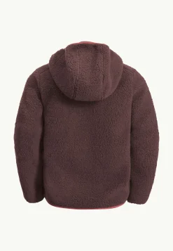 Jack Wolfskin Vestes Intermédiaires|Polaire-Ice Curl Hood Jacket K