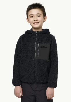 Jack Wolfskin Vestes Intermédiaires|Polaire-Ice Curl Hood Jacket K