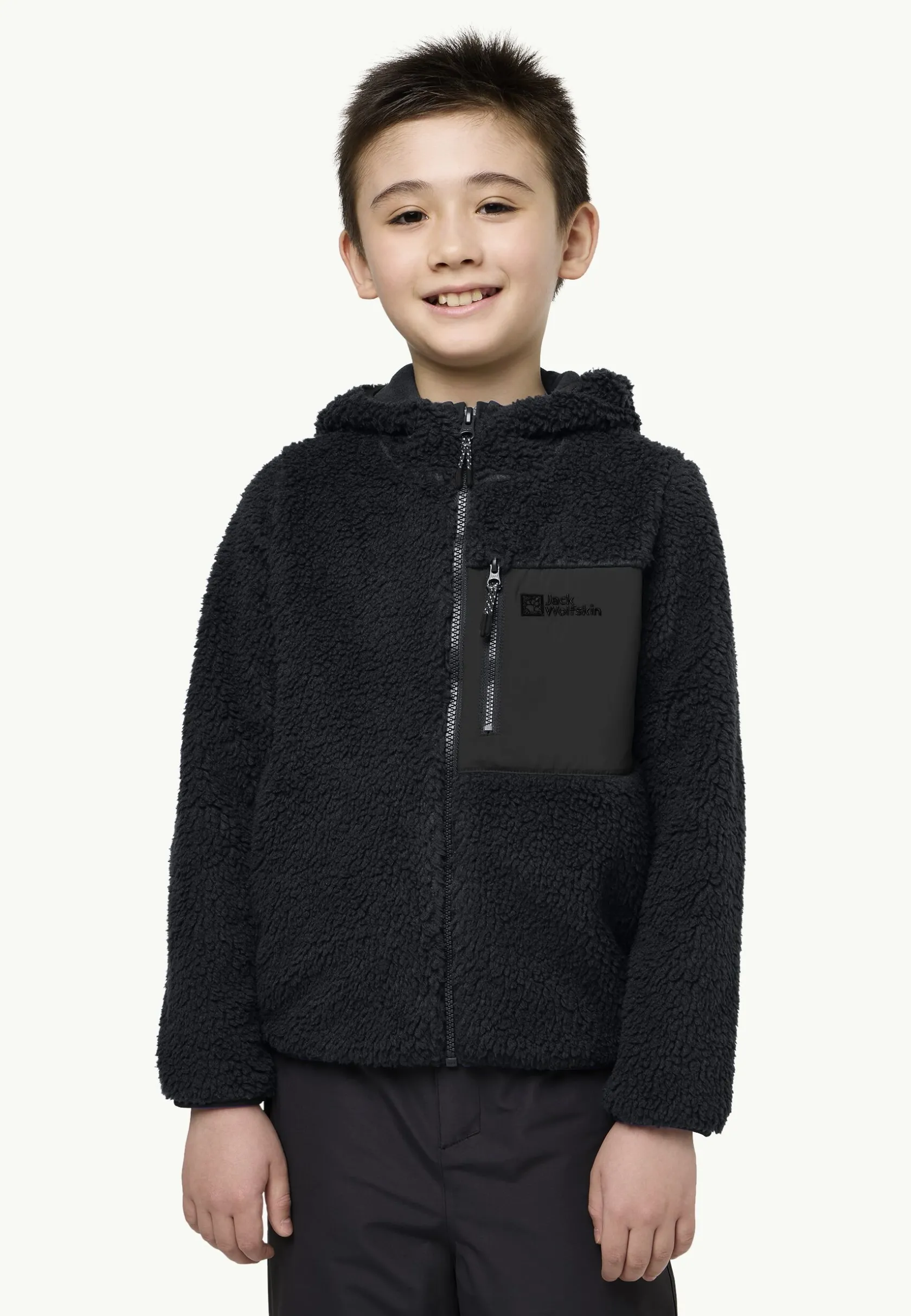 Jack Wolfskin Vestes Intermédiaires|Polaire-Ice Curl Hood Jacket K