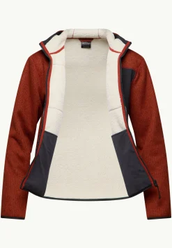 Jack Wolfskin Polaire|Vestes En Polaire-Kaminfeuer Hooded Jkt M
