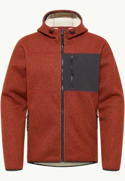 Jack Wolfskin Polaire|Vestes En Polaire-Kaminfeuer Hooded Jkt M