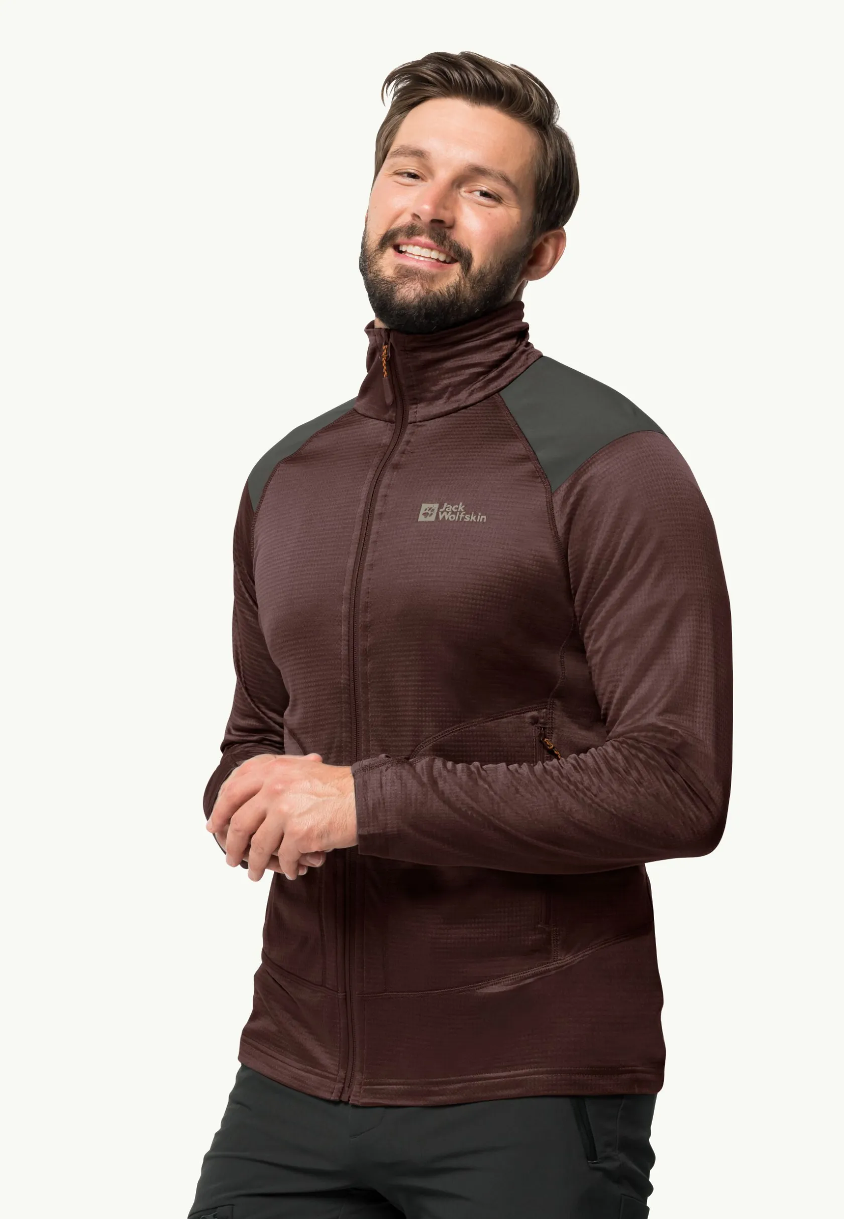 Jack Wolfskin Trekking|Vestes Intermédiaires-Kammweg Fz M