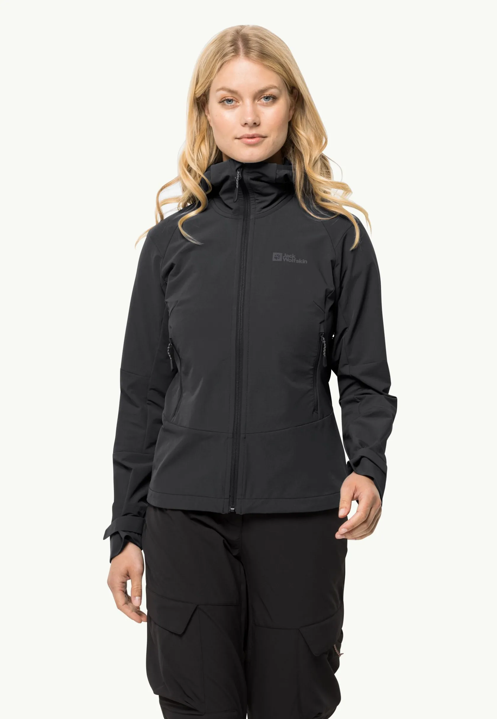 Jack Wolfskin Trekking|Vestes Coupe-Vent-Kammweg Jkt W black