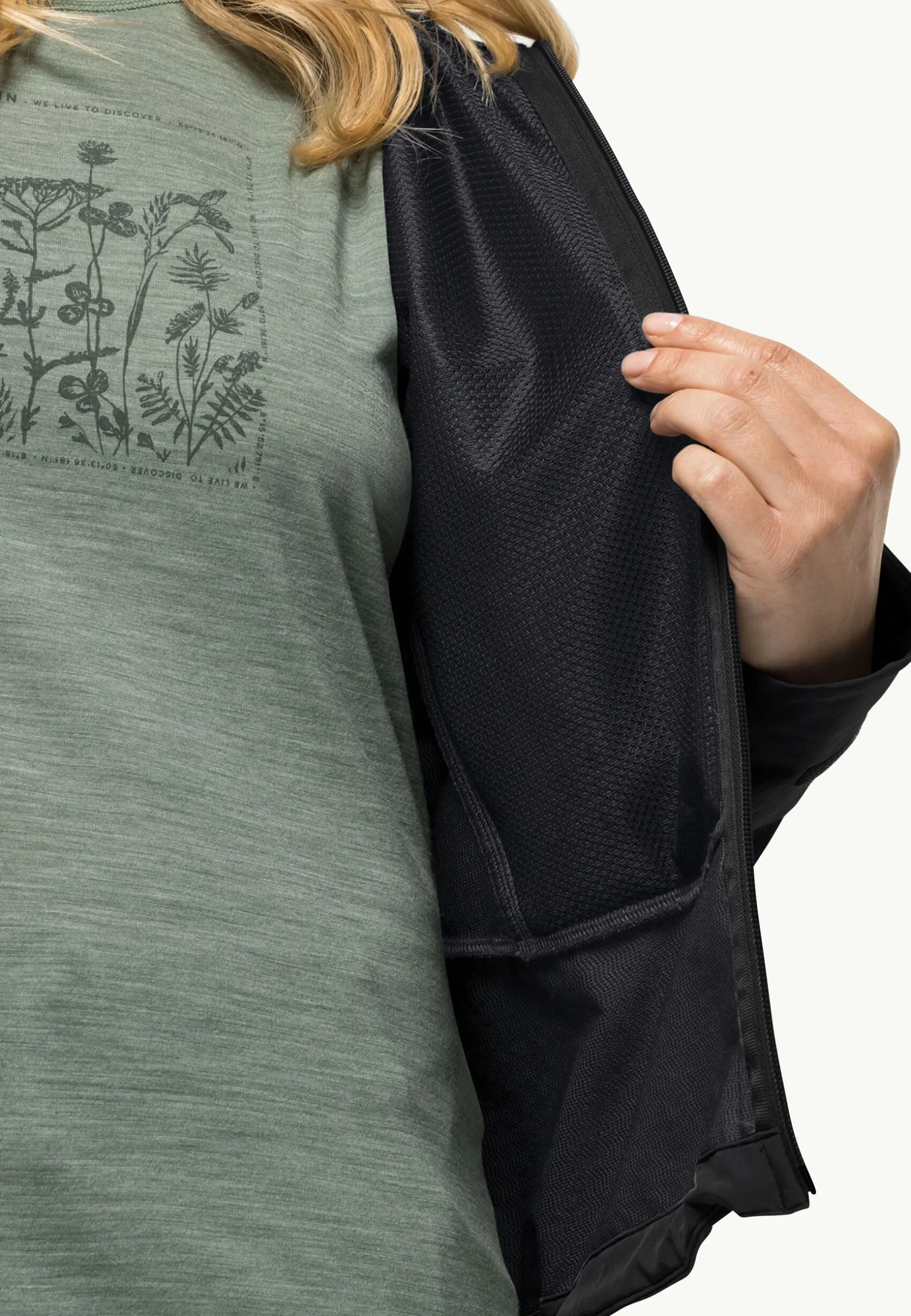 Jack Wolfskin Trekking|Vestes Coupe-Vent-Kammweg Jkt W black
