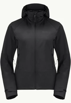 Jack Wolfskin Trekking|Vestes Coupe-Vent-Kammweg Jkt W black