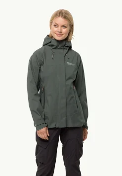 Jack Wolfskin Trekking|Vestes Intermédiaires-Kammweg 2l Jkt W