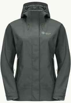 Jack Wolfskin Trekking|Vestes Intermédiaires-Kammweg 2l Jkt W