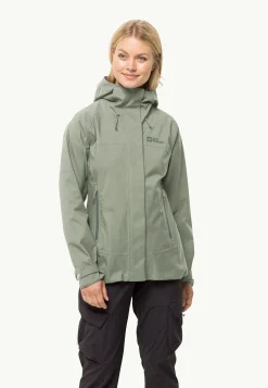 Jack Wolfskin Trekking|Vestes Intermédiaires-Kammweg 2l Jkt W