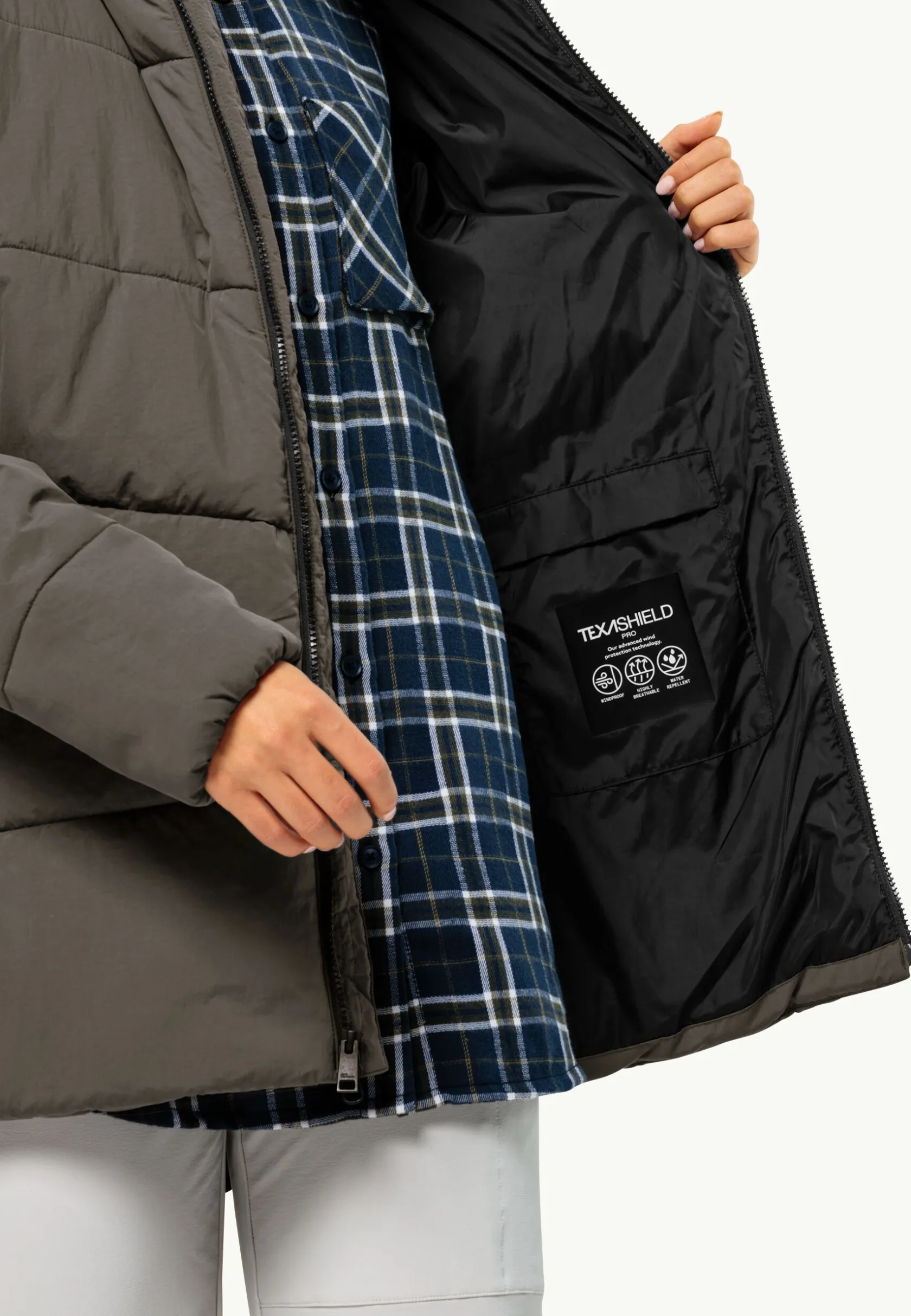 Jack Wolfskin Lifestyle|Vestes Intermédiaires-Karolinger Long Jkt W