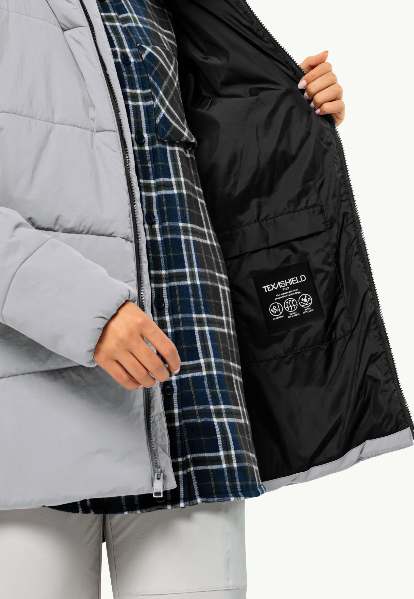 Jack Wolfskin Lifestyle|Vestes Intermédiaires-Karolinger Long Jkt W