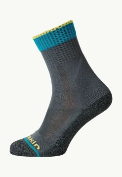 Jack Wolfskin Chaussettes|Chaussettes-Kids Hike Sock Cl C Dark Grey / Light Grey