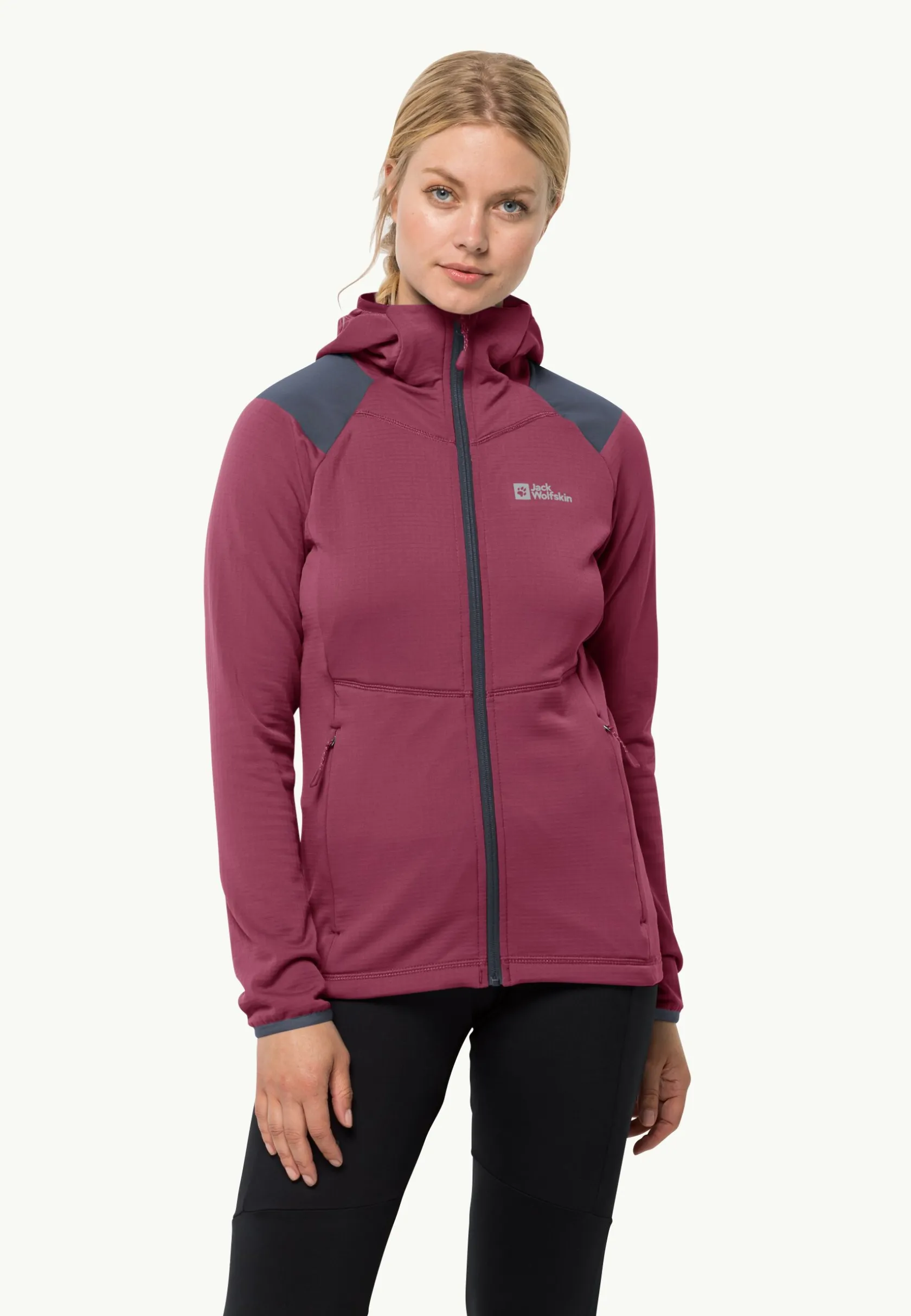 Jack Wolfskin Randonnée|Polaire-Kolbenberg Hooded Fz W