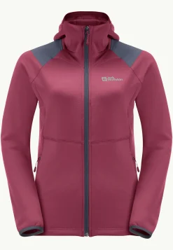 Jack Wolfskin Randonnée|Polaire-Kolbenberg Hooded Fz W