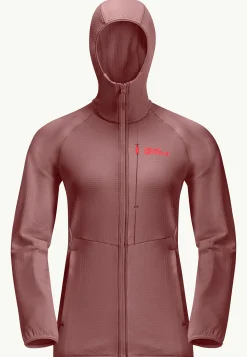 Jack Wolfskin Randonnée|Polaire-Kolbenberg Hooded Fz W