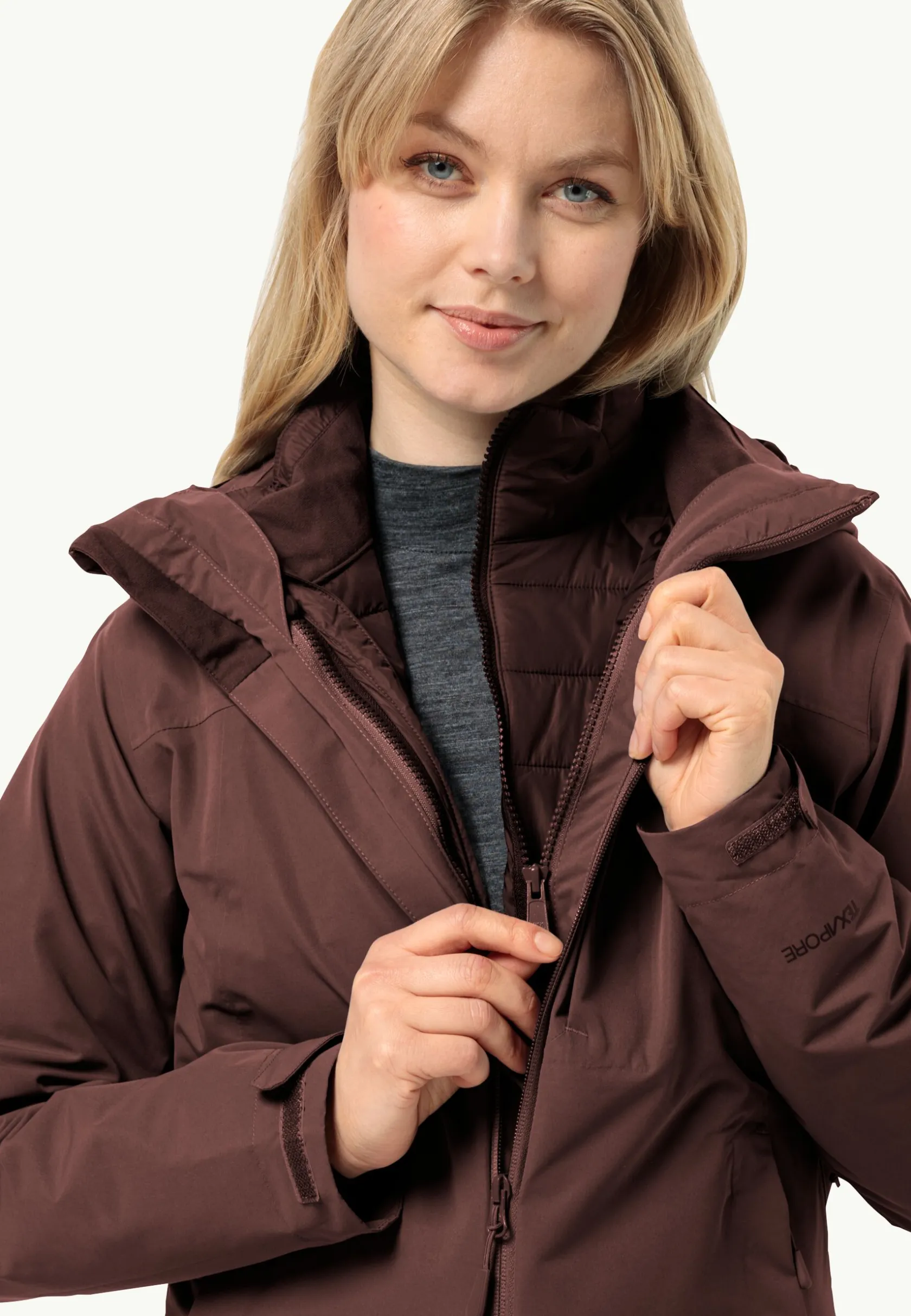 Jack Wolfskin Randonnée|Vestes Intermédiaires-Lapawa Ins Jkt W