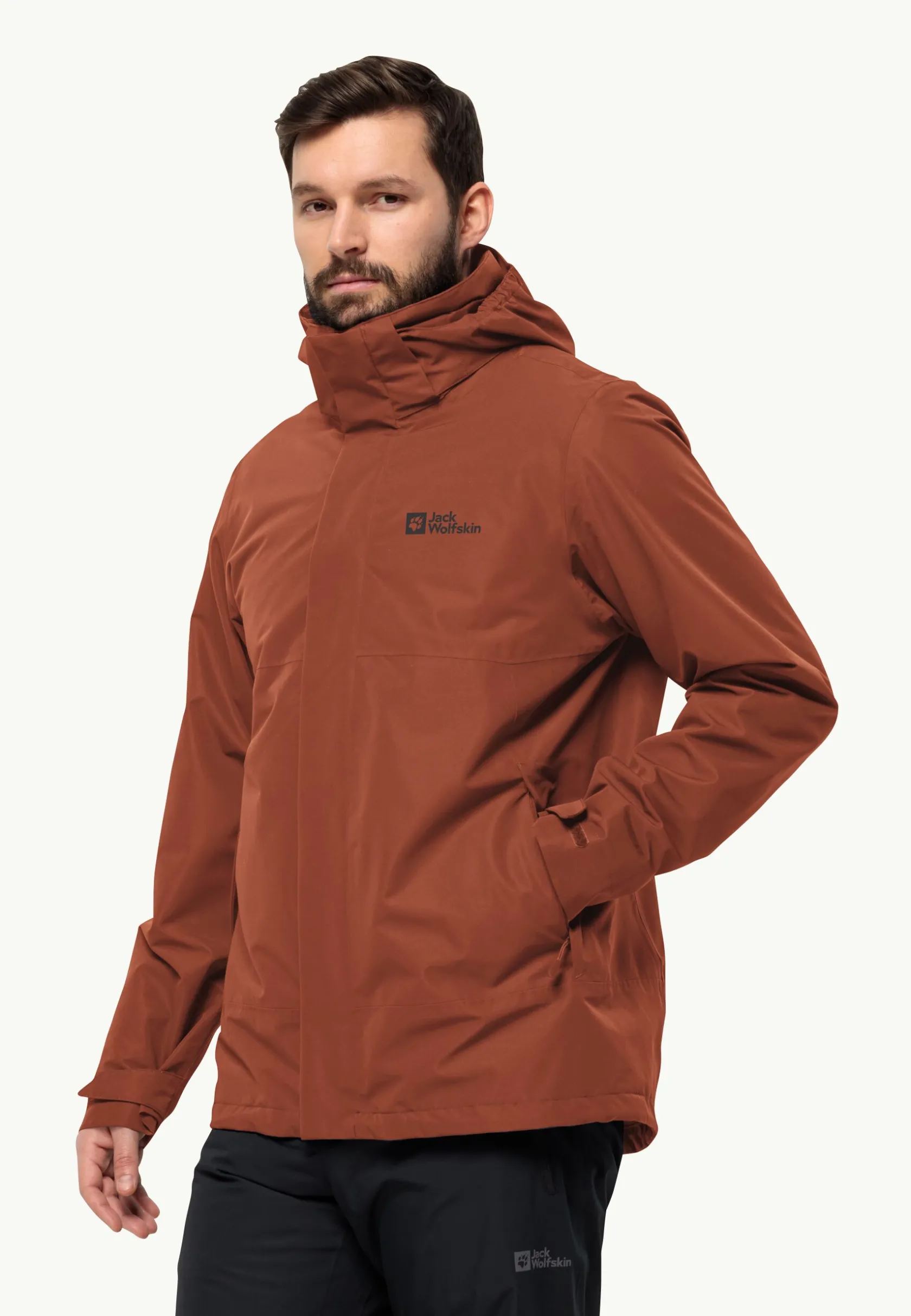 Jack Wolfskin Randonnée|Vestes Intermédiaires-Luntal 3in1 Jkt M