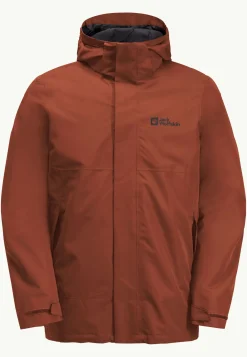 Jack Wolfskin Randonnée|Vestes Intermédiaires-Luntal 3in1 Jkt M