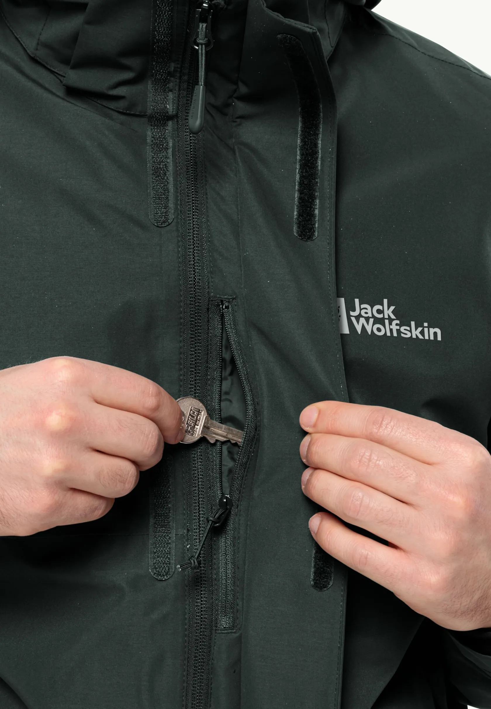 Jack Wolfskin Randonnée|Vestes Intermédiaires-Luntal 3in1 Jkt M