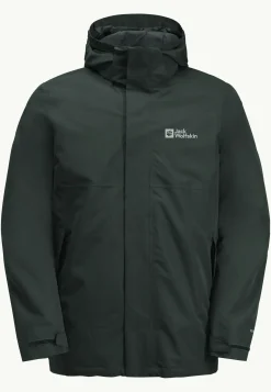 Jack Wolfskin Randonnée|Vestes Intermédiaires-Luntal 3in1 Jkt M