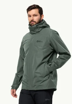 Jack Wolfskin Randonnée|Vestes Intermédiaires-Luntal 3in1 Jkt M