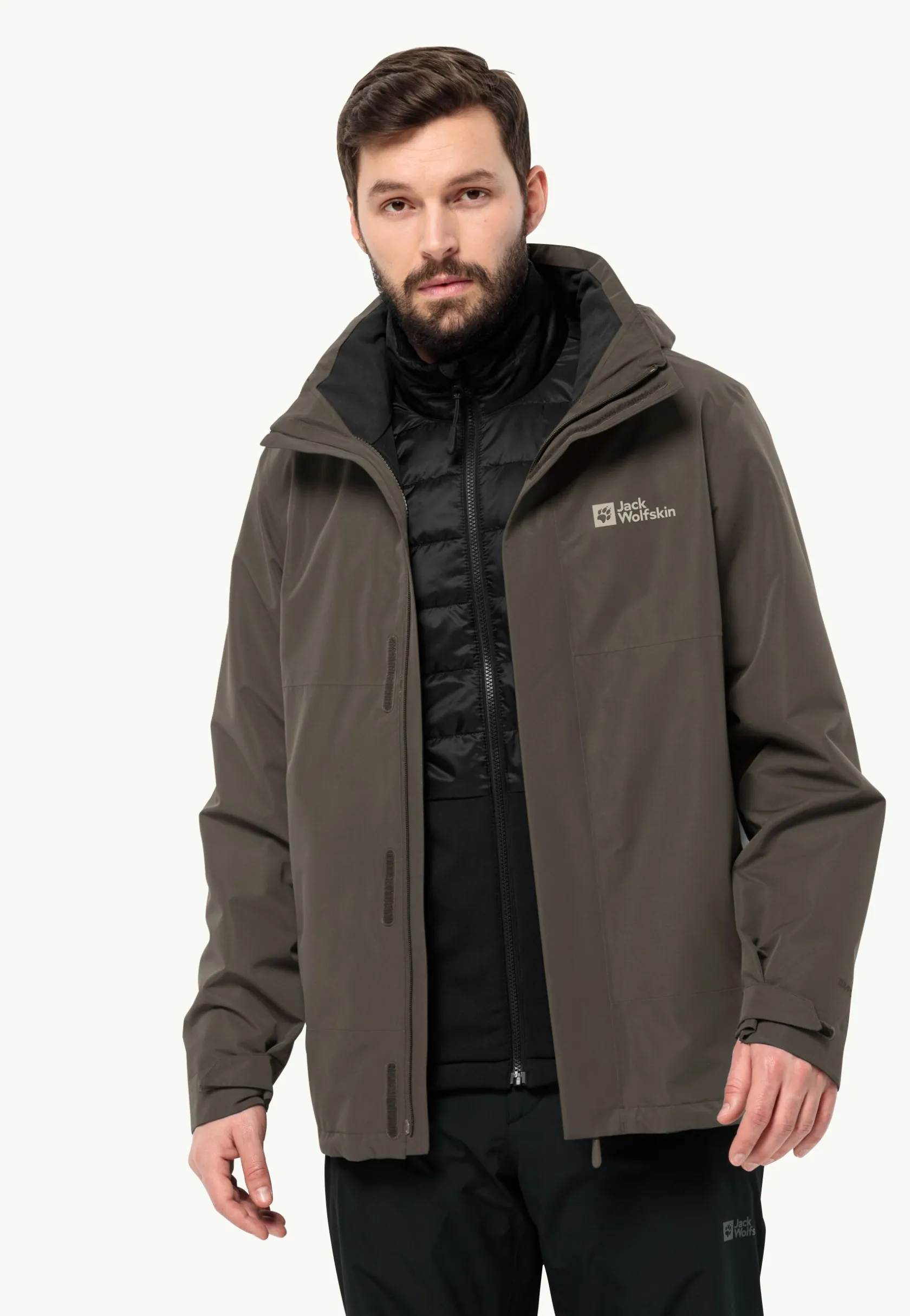 Jack Wolfskin Randonnée|Vestes Intermédiaires-Luntal 3in1 Jkt M