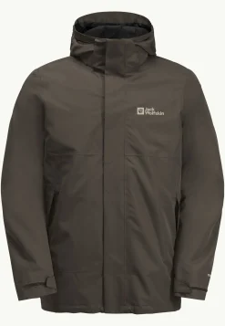 Jack Wolfskin Randonnée|Vestes Intermédiaires-Luntal 3in1 Jkt M