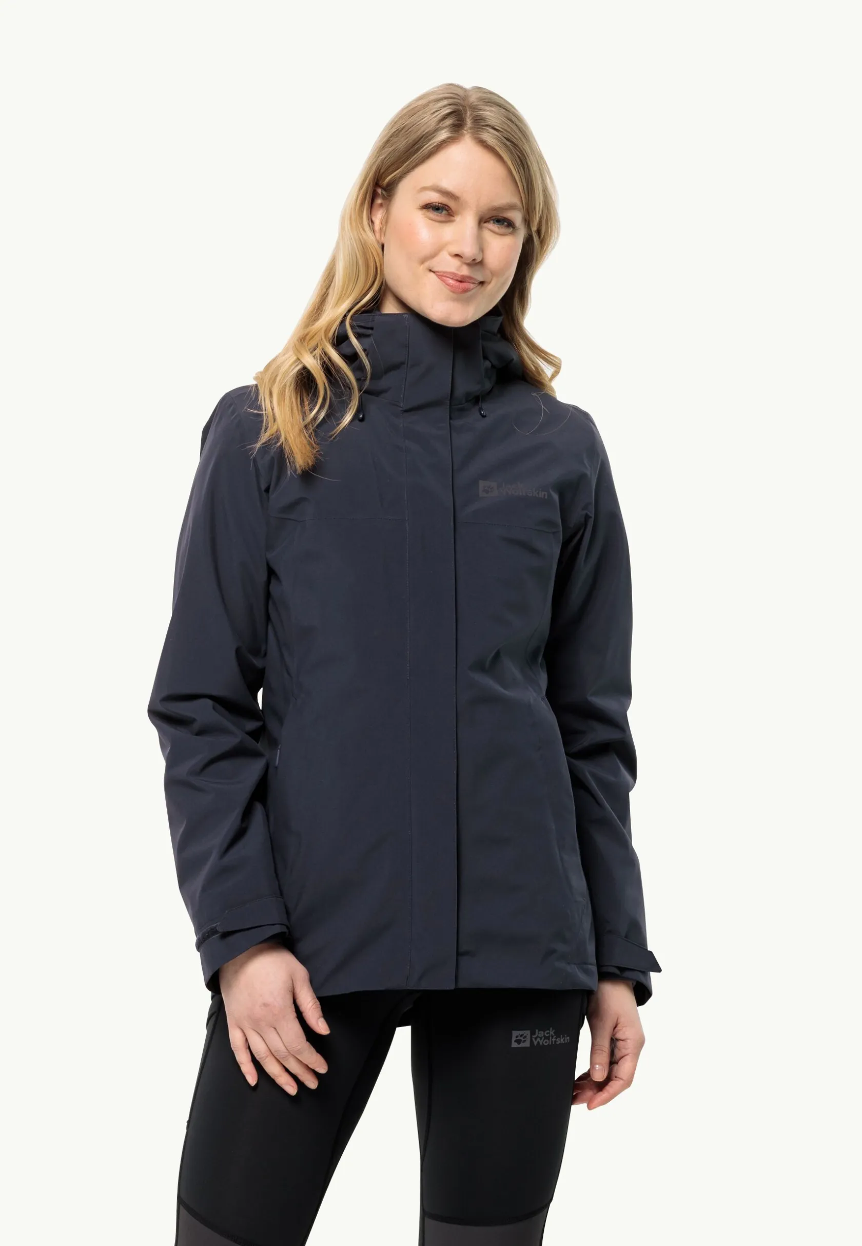 Jack Wolfskin Randonnée|Vestes Intermédiaires-Luntal 3in1 Jkt W