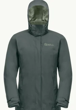 Jack Wolfskin Randonnée|Vestes Intermédiaires-Luntal 3in1 Jkt W