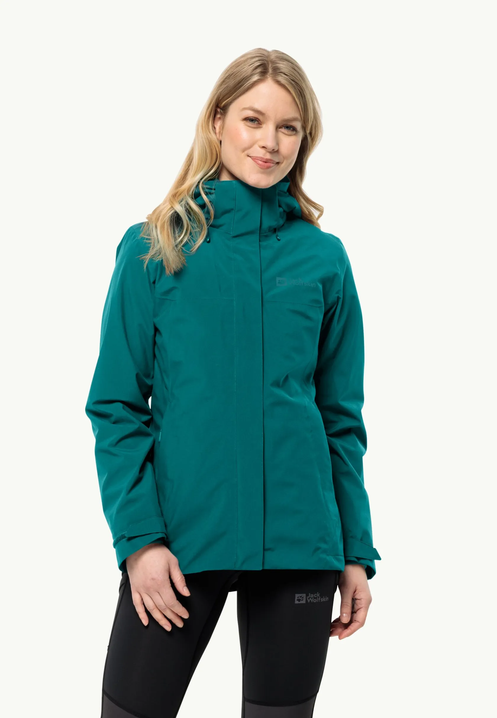 Jack Wolfskin Randonnée|Vestes Intermédiaires-Luntal 3in1 Jkt W