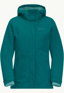 Jack Wolfskin Randonnée|Vestes Intermédiaires-Luntal 3in1 Jkt W
