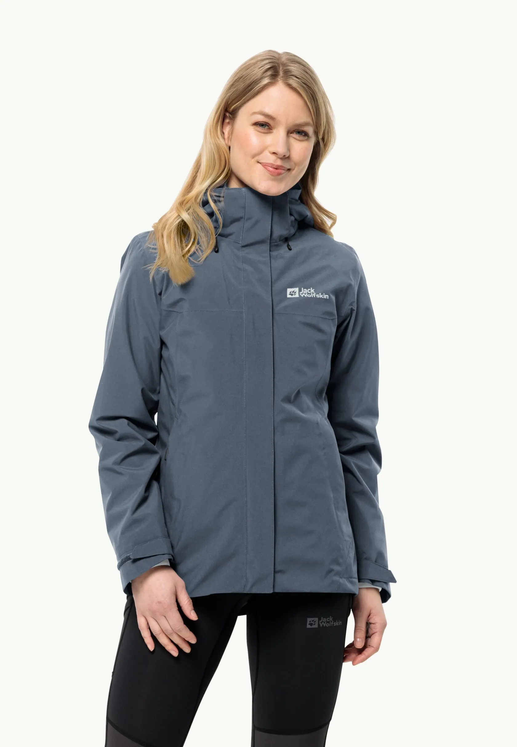 Jack Wolfskin Randonnée|Vestes Intermédiaires-Luntal 3in1 Jkt W