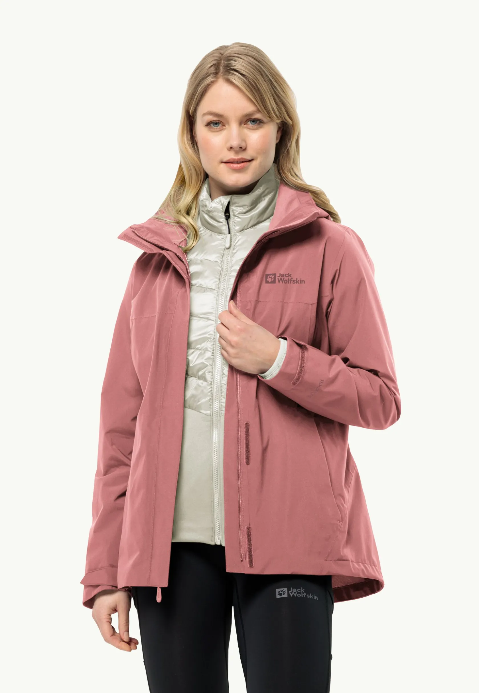 Jack Wolfskin Randonnée|Vestes Intermédiaires-Luntal 3in1 Jkt W