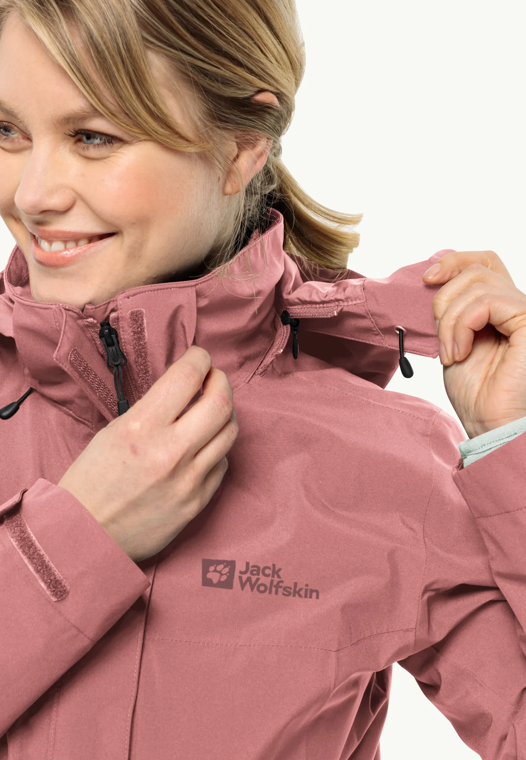Jack Wolfskin Randonnée|Vestes Intermédiaires-Luntal 3in1 Jkt W